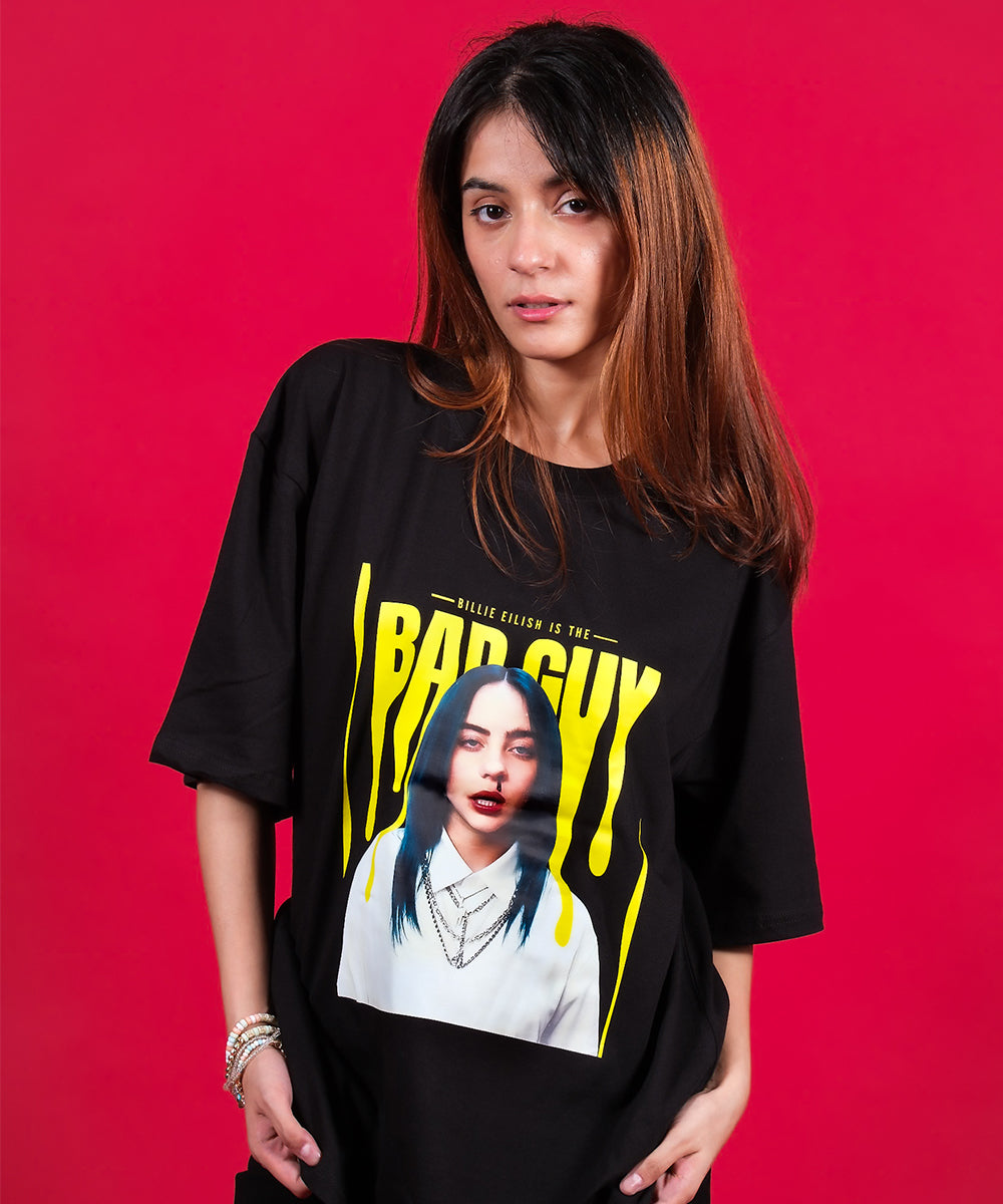 Bad Guy Billie - Oversized T-shirt