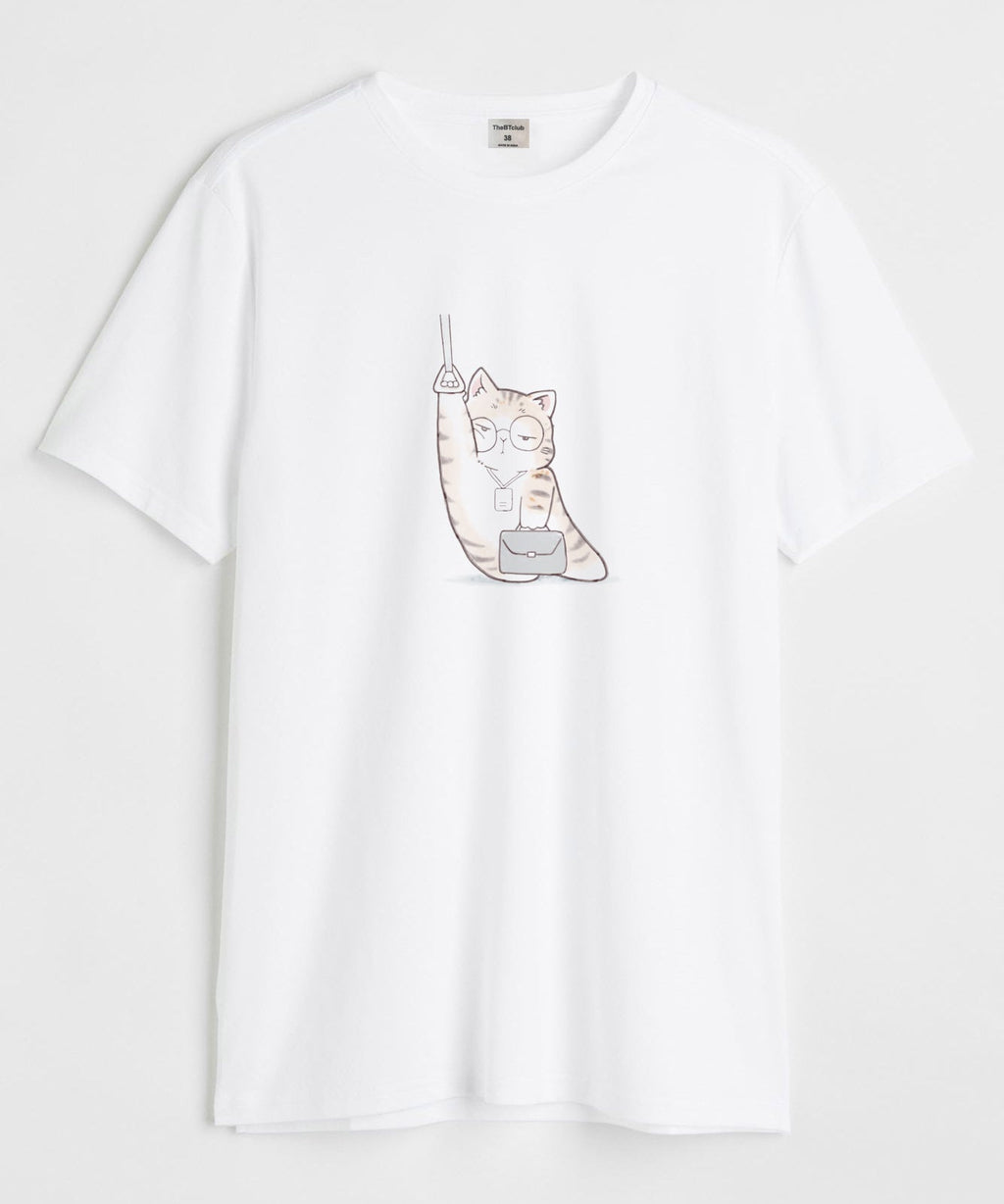 Paws & pause - Round Neck T-shirt