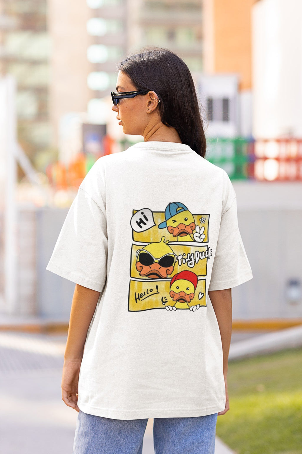 Tidy duck  - Oversized T-shirt