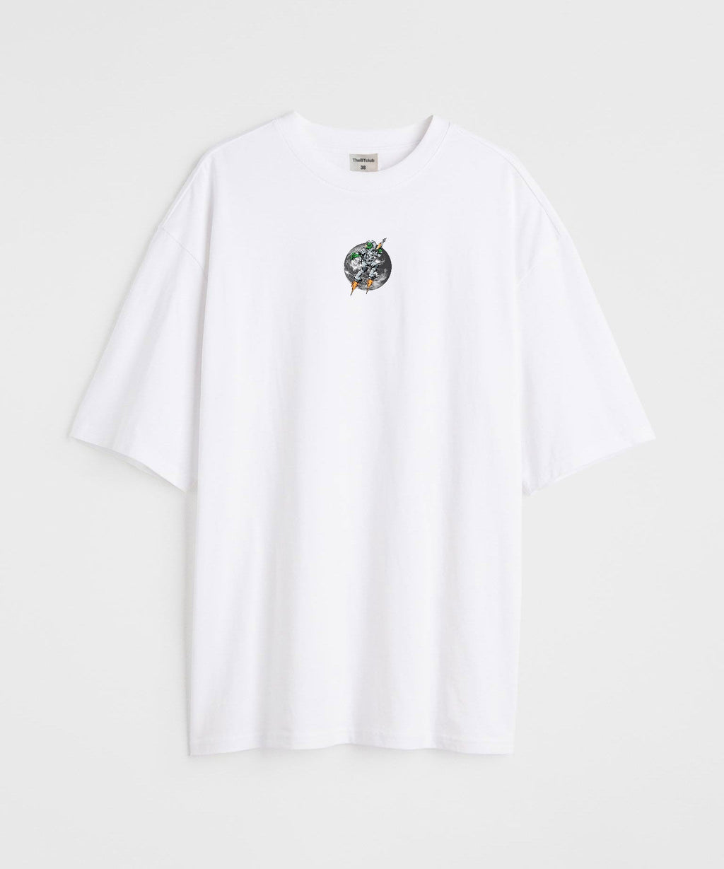 ALIENS ON FIRE  - Oversized T-shirt