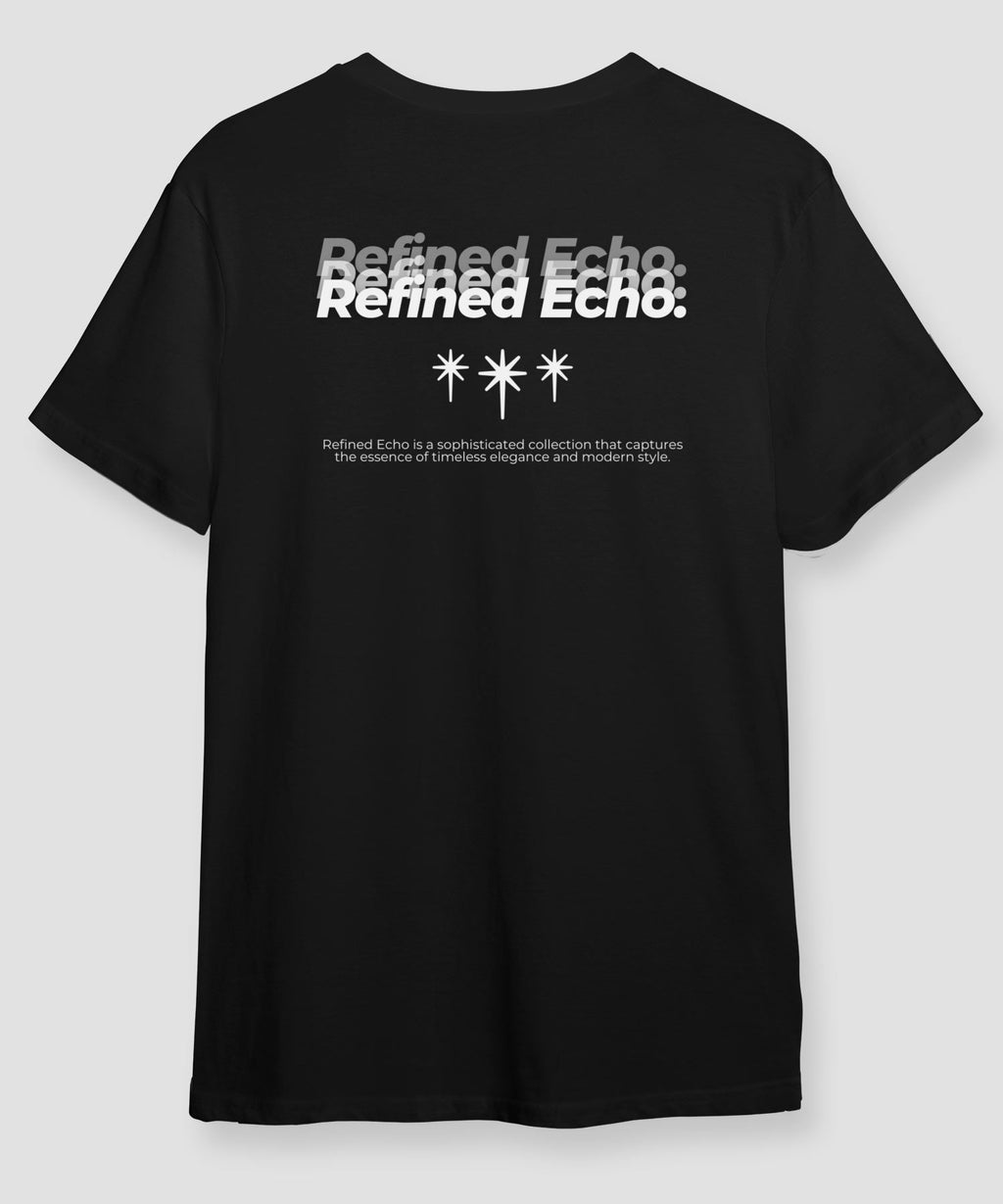 Refined echo  - Round Neck T-shirt