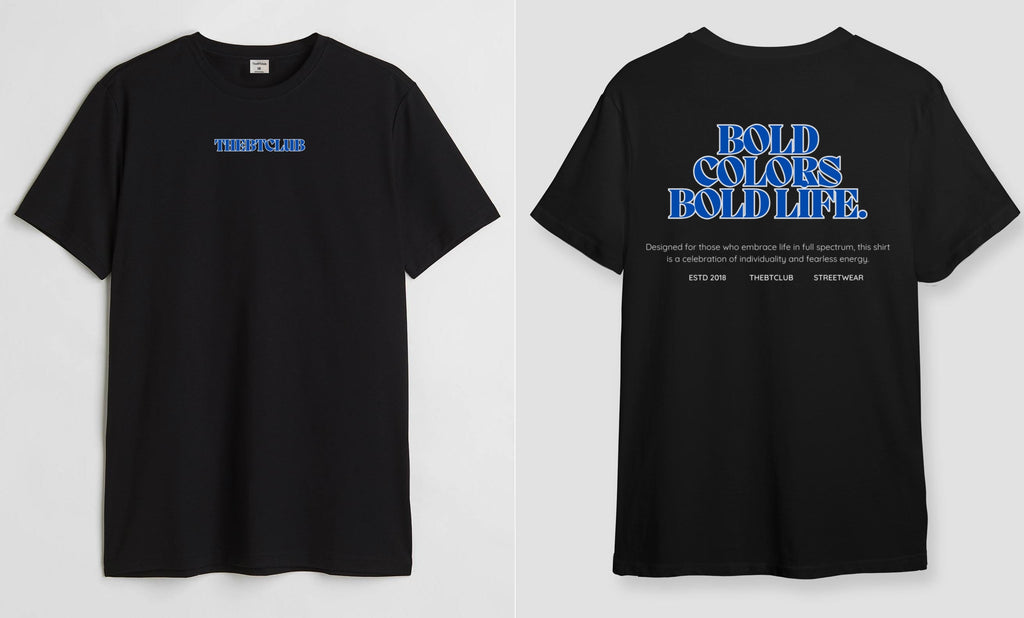 Bold life  - Round Neck T-shirt