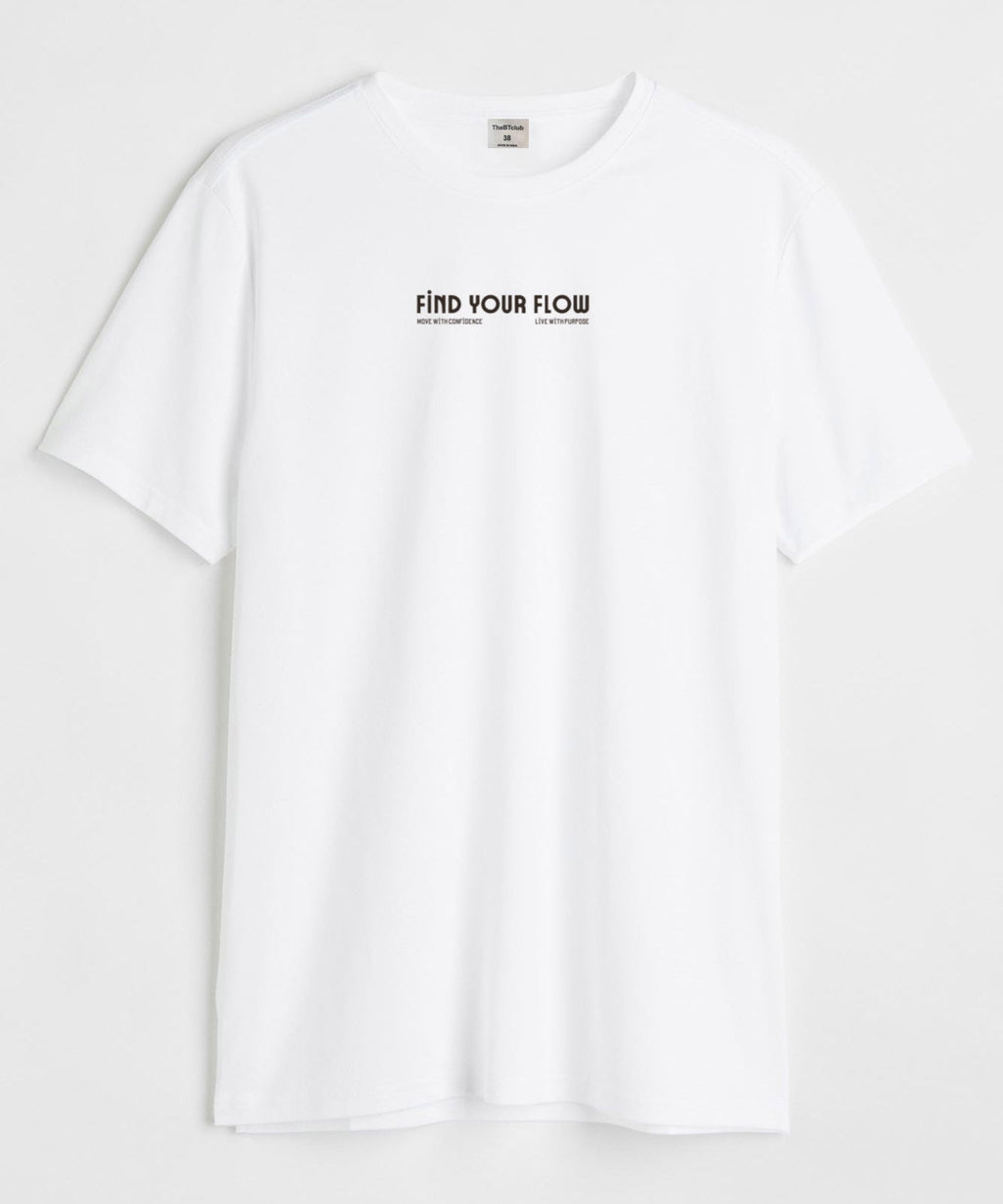 Find your flow - Round Neck T-shirt