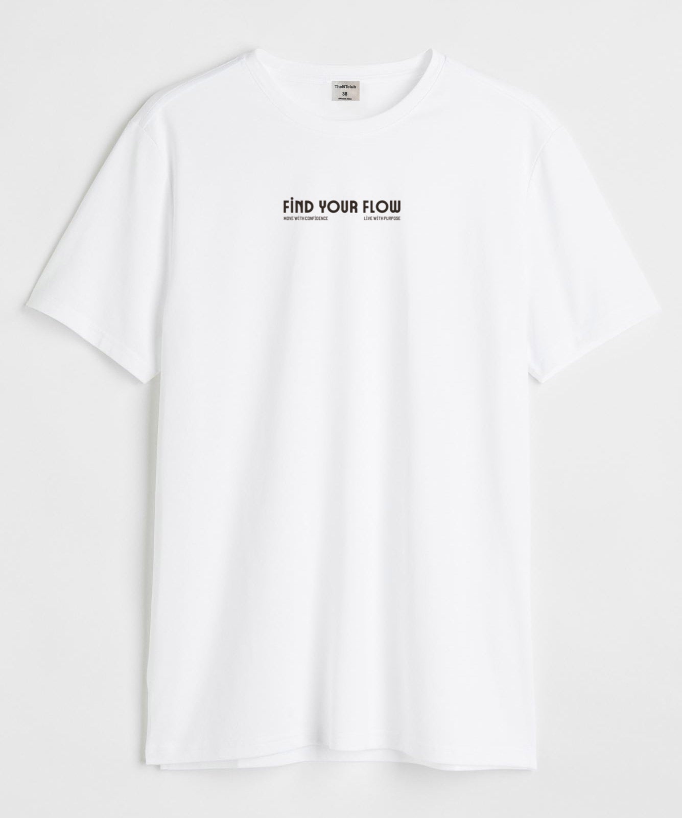 Find your flow - Round Neck T-shirt