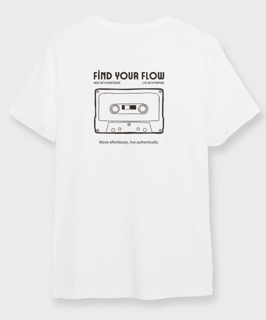 Find your flow - Round Neck T-shirt