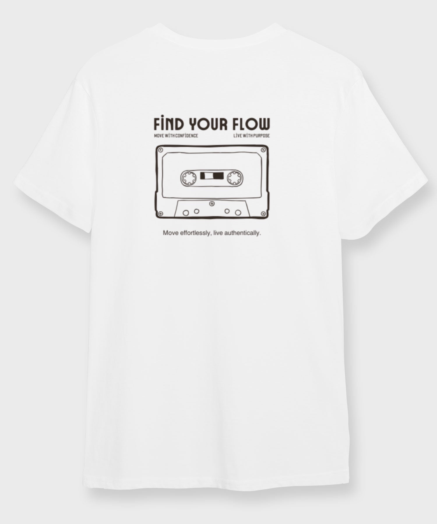 Find your flow - Round Neck T-shirt