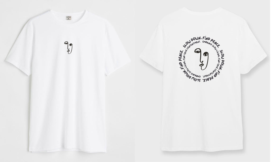 Find peace- Round Neck T-shirt