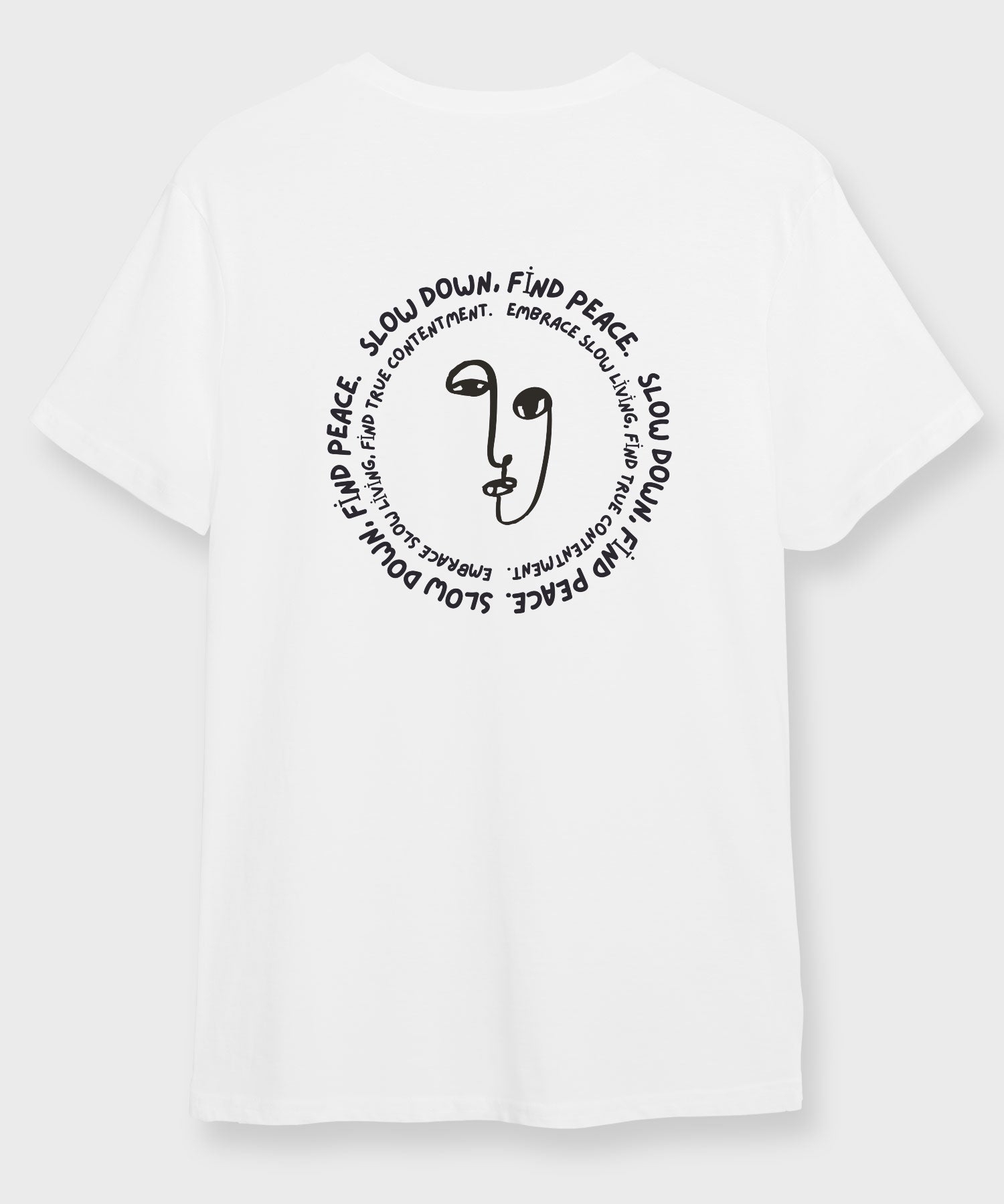 Find peace- Round Neck T-shirt