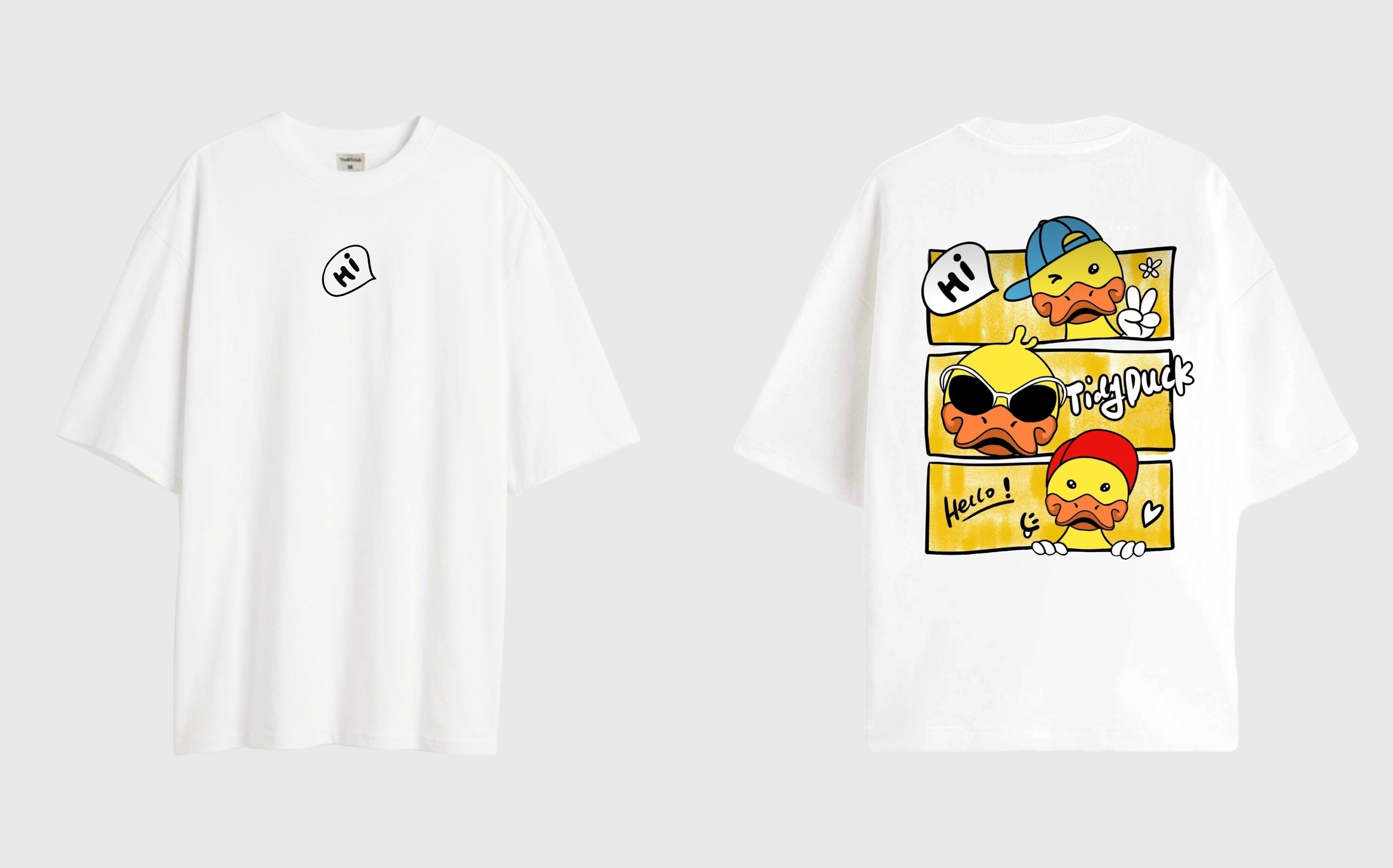Tidy duck  - Oversized T-shirt