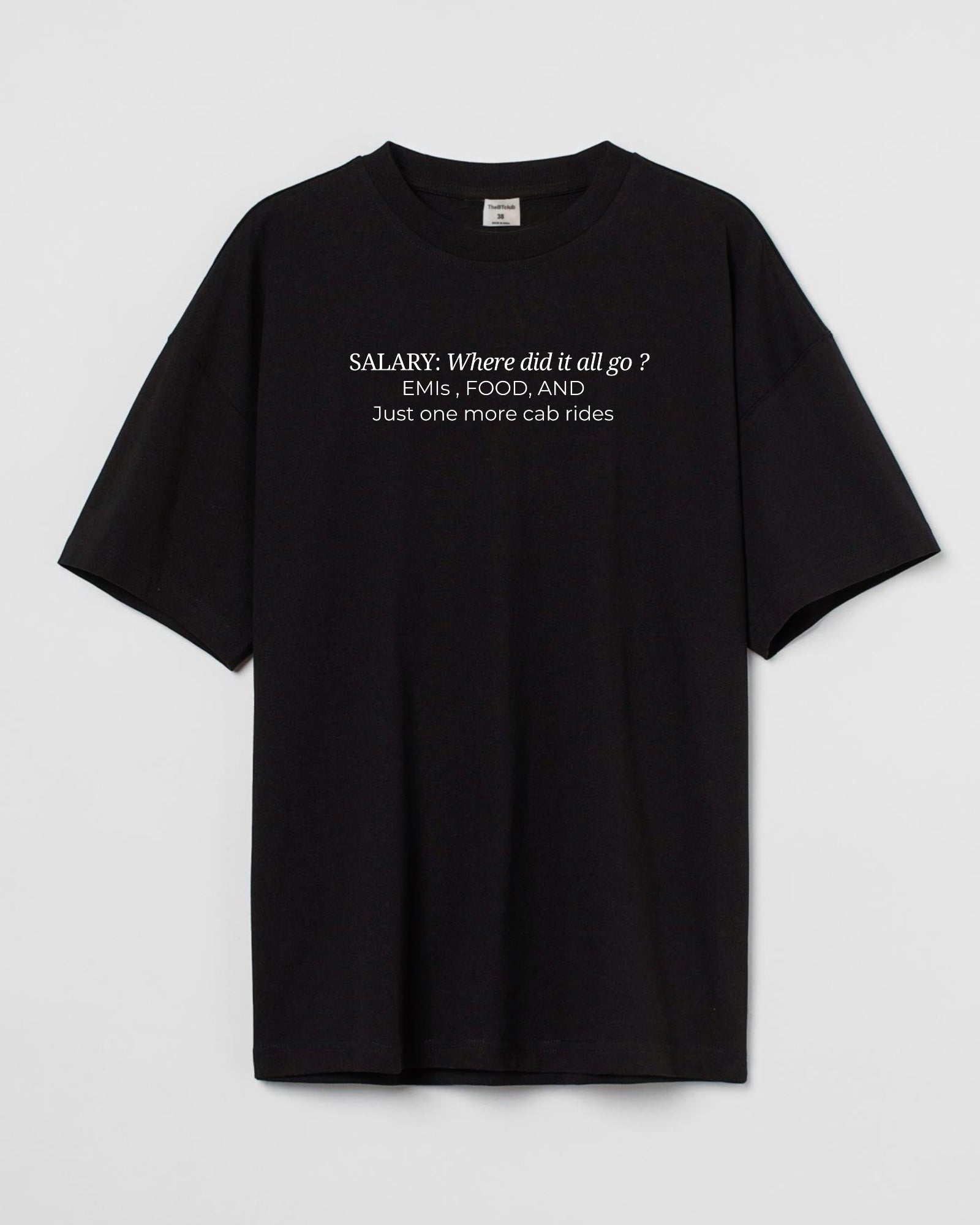 Where Did It All Go ? - Oversized T-shirt