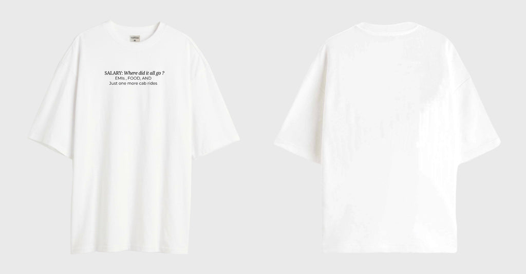 Where Did It All Go ? - Oversized T-shirt