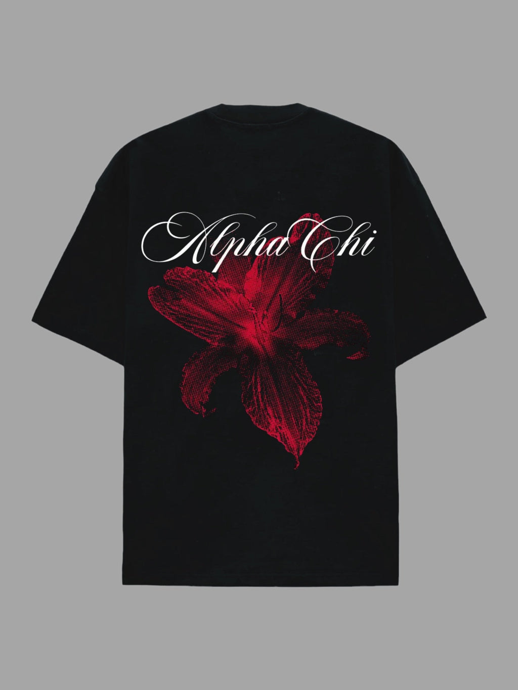 Alpha chi- Oversized T-shirt