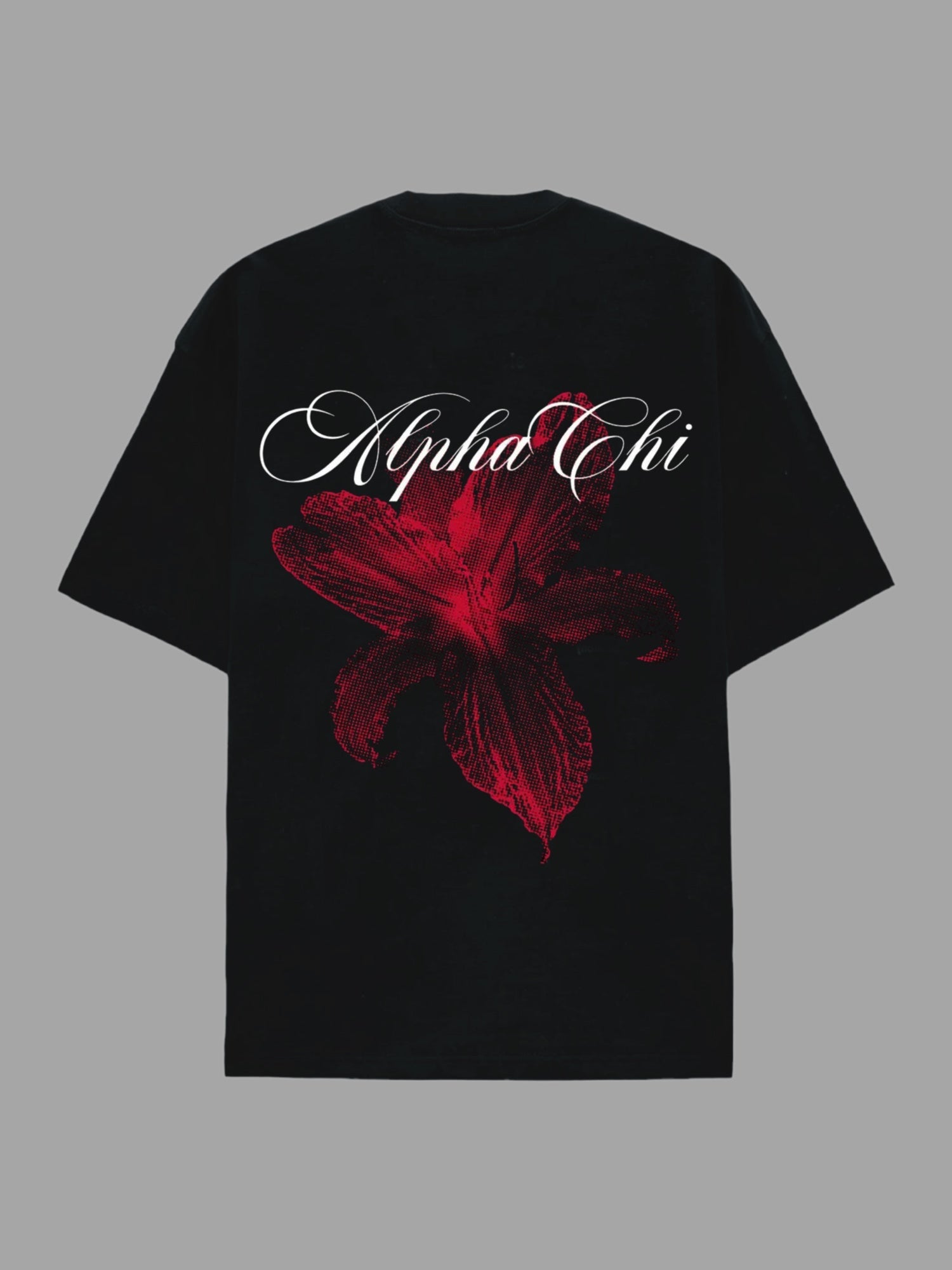 Alpha chi- Oversized T-shirt