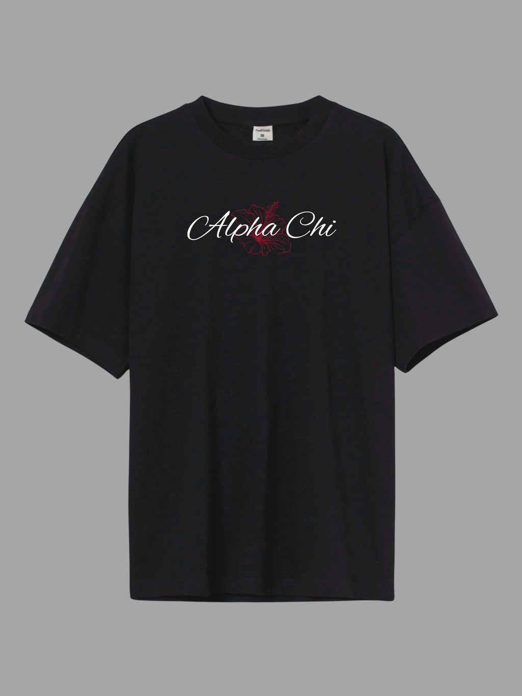 Alpha chi- Oversized T-shirt